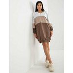 Dress-RV-SK-8382.31-white-brown siva, smeđa
