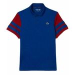 Muški teniski polo Lacoste Ultra-Dry Colourblock Tennis Polo Shirt - navy blue/bordeaux