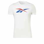 Reebok Sport Tehnička sportska majica 'Vector' plava / svijetlo crvena / bijela