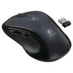 Logitech M510 bežični miš, laser, crni/sivi