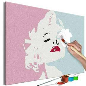 Slika za samostalno slikanje - Marilyn in Pink 60x40