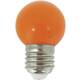 LED žarulja 70 mm LightMe 230 V E27 0.5 W narančasta, kapljičastog oblika 1 kom.