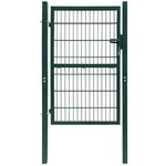 vidaXL Zelena 2D vrata ograde (Mono) 106 x 170 cm