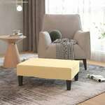 Oslonac za noge krem 78 x 56 x 32 cm baršunasti