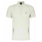 Muški teniski polo BOSS Piraq Active Slim Fit Polo Shirt - light beige