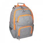 Spirit: E-Bag siva-narančasta zaobljena školska torba, ruksak