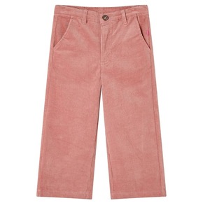 VidaXL Dječje hlače od samta starinske ružičaste boje 92