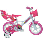Jednorog ružičasto-bijeli bicikl veličina 12