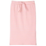 vidaXL Dječja ravna suknja s prugama ružičasta 116