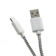Kabel USB tip A-M&lt;=&gt;USB tip micro B-M 1.0m White - SBOX pleteni