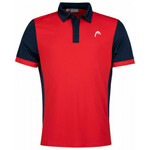 Muški teniski polo Head Davies Polo Shirt M - red/dark blue