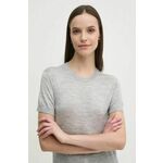 Pulover s dodatkom vune Calvin Klein za žene, boja: siva, lagani, K20K208123