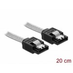 Kabel DELOCK, SATA int. data 0,3m transparent 85340