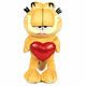 Garfield srce plišana igračka 36cm
