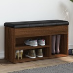 vidaXL Klupa za cipele smeđa boja hrasta 82 x 32 x 45,5 cm drvena