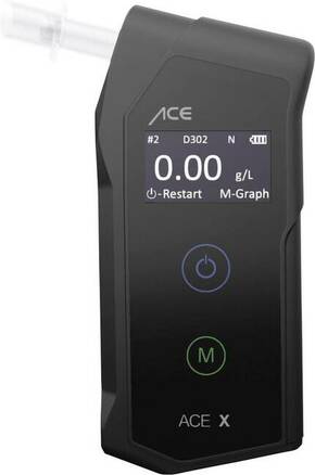 ACE X tester na alkohol crna 0.0 do 5 ‰ uključujući zaslon