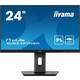 Iiyama ProLite XUB2497HSN-B1 monitor, IPS, 23.8", 16:9, 1920x1080, 100Hz, pivot, USB-C, HDMI, Display port, VGA (D-Sub), USB