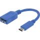 MANHATTAN USB 3.1 Type C USB 3.0 transformator Plava 15cm 353540