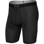 SAXX Quest Long Leg Boxer Brief Black II M Donje rublje za fitnes