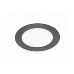 UGRADNI OKRUGLI LED PANEL ORIS 7W CRNI - 3000K
