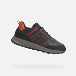 Black men's sneakers Geox Terrestre B Abx - Men's siva