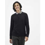 Celio Polo T-shirt Sessicoml long sleeves - Men's crna