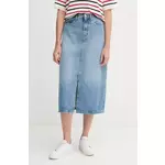 Tommy Hilfiger Jeans suknja WW0WW45501 Plava Regular Fit