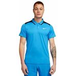 Muški teniski polo Nike Court Dri-Fit Advantage Polo - light photo blue/black/white