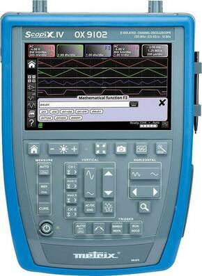 Metrix OX 9102 digitalni osciloskop 100 MHz 2-kanalni 2.5 GSa/s 100 kpts 12 Bit digitalni osciloskop s memorijom (ods)