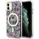 Guess originalna maska za iPhone 11 / Xr 6.1" GUHMN61HCFWSP Flower MagSafe