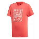 Majica za dječake Adidas Kids GraphicTee - shock red