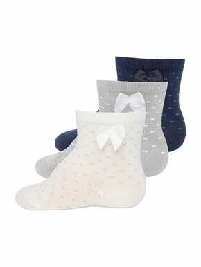 EWERS Čarape boja pijeska / sivkasto bež / tamno plava / siva melange / bijela