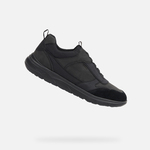 Black men's sneakers Geox Portello - Men's siva