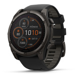 Garmin Fenix 8 Sapphire 51mm, pametni sat, Carbon Gray DLC Titanium with Black/Pebble Gray