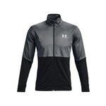 UNDER ARMOUR Sportski gornji dio trenirke tamo siva / crna / bijela