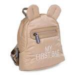 Childhome dječji ruksak MY FIRST BAG puffered Beige