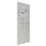 Zidni sat Styler Glassclock Concrete, 20 x 60 cm