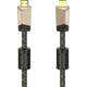 Hama HDMI priključni kabel HDMI A utikač, HDMI A utikač 1.50 m smeđa boja 00205025 HDMI kabel