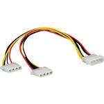 ROLINE Molex + 4pin Distributer Crno 30cm 11.03.1005-100