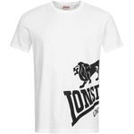 LONSDALE Majica 'Dereham' crna / bijela