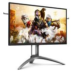 AOC Agon AG273QXP monitor, IPS, 27", 2560x1440, 165Hz, pivot, HDMI, DVI