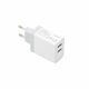 PLATINET KUĆNI PUNJAČ 2xUSB 5V 3,4A + MICRO USB KABEL WHITE