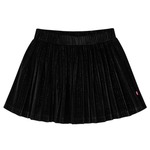 vidaXL Dječja plisirana suknja s lurexom crna 104