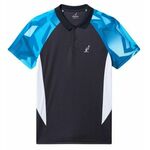 Muški teniski polo Australian Ace Abstract Polo Shirt - blu navy