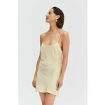 Haljina Saint Body boja: bež, mini, ravna, SB.587