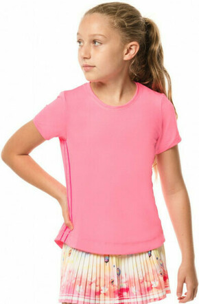 Majica kratkih rukava za djevojčice Lucky in Love Core Dynamic High-Low S/S Girls - pink