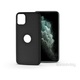EazyCase PT-5283 Soft iPhone 11 Pro Max Logo Black silicone back cover Mobile