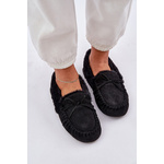 PH2 Women Slippers With Fur Black Kleogoria crna