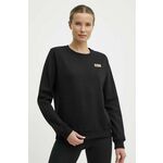 Pamučna dukserica Fjallraven Vardag Sweater za žene, boja: crna, bez uzorka, F87075