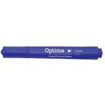 Marker permanentni OPTIMA MC16 1-5mm kosi vrh plavi, pakiranje 12/1